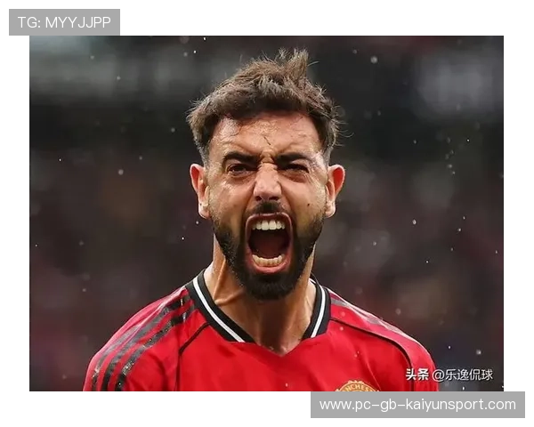 曼联中路高压逼抢，布鲁诺抢断后一脚推射建功